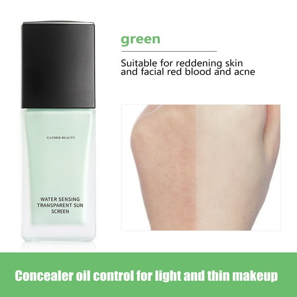 UHGEAX Cc Cream Segregation Creams 30G Water Sensing Translucent Isolation Makeup Primers Female Base Concealer Oil Control Protection Isolation Milk Suitable for Any Skin Type Contour Deal of The Day