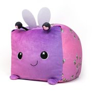 Moosh-Moosh Official 10 inch Lovebug the Bee Squared Valentines Day - Childs Ultra Soft Stuffed Plush Toy
