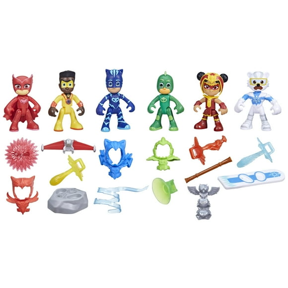 Set de figuras PJ Masks Power Heroes Meet The Power Heroes