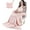 Flesh Pink, variant on Tirrinia 4-in-1 Travel Blanket Luxurious Premium Micro Fleece Lightweight 40” x 60” Grey