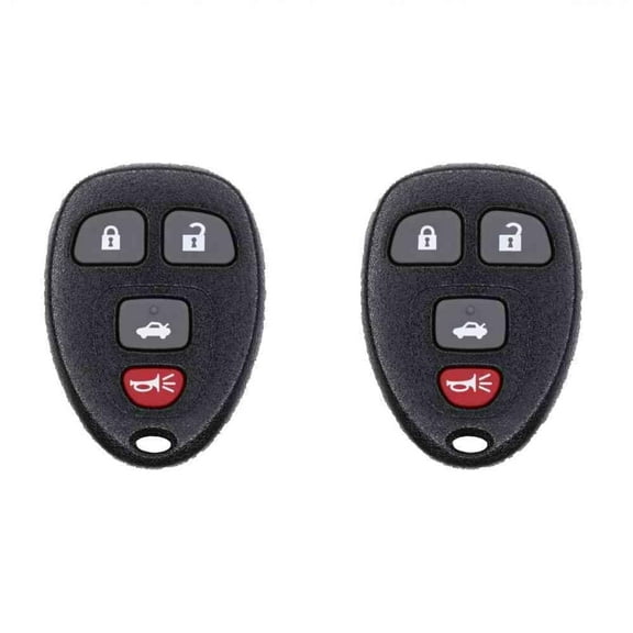 Car Key Fob Keyless Entry Remote for Chevrolet Impala 2006-2016 FCC OUC60270 OUC60221 Part Number 15912859 20935330 10337866 15859329 20833561 22952177 Pack of 2