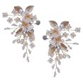 thumbnail image 3 of 1Pair Elegant Bridal Shoe Buckles Detachable Shoe Clips Pearl Flower Shoe Buckles, 3 of 3