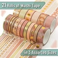 thumbnail image 2 of Mr. Pen- Washi Tape Set, 21 Roll, Boho Design, Decorative Tape, Washi Tapes, Cute Washi Tape, Cute Tape, 2 of 9
