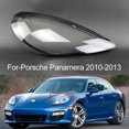 thumbnail image 1 of Pair For Porsche Panamera 2010 2011 2012 2013 Headlight Shell Lamp Shade Transparent Lens Cover Headlight Cover, 1 of 1