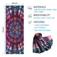 thumbnail image 2 of Colorful Tie Dye Pattern Hot Yoga Mat Towel Non Slip for Hot Yoga - Quick-Drying Yoga Mat Cover with 4 Corner Pockets with Travel Bag - Hot Yoga Towel Non Slip 74"x26", 2 of 6