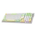 thumbnail image 4 of 99 Teclas Teclado para juegos Junta de intercambio en caliente Conexión de 3 modos para PC portátil de escritorio FLhrweasw El nuevo, 4 of 9