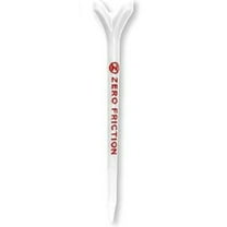 Zero Friction ZFT Maxx 3-Prong Composite Tees (White/Red, 2.75", 16pk) NEW