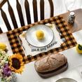 thumbnail image 5 of Harvest Thanksgiving Printed Cotton Linen Fabric Insulation Western Placemat, Thanksgiving Decorative Placemat Linen Strong Table Mat, 5 of 5