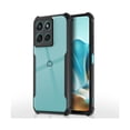 thumbnail image 1 of wonima11 QUIETIP Case Compatible with Motorola Edge 60 Fusion/Edge 60,Clear TPU Shockproof Protective Cover,Black, 1 of 1