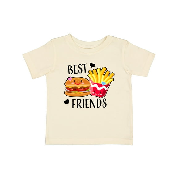 Inktastic Best Friends Burger and Fries Boys or Girls Baby T-Shirt