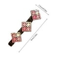 thumbnail image 3 of Pompotops Sparkling Crystal Stone Hair Clips for Women Girls Rhombus Rhinestone Chopped Hairpin Clip Hair Accessories, 3 of 4
