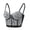 Silver, variant on Tank Tops for Women Solid Corset Bustier Slim Fit Suspender Cropped Top
