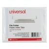 Universal UNV43313EE 3.7 in. Wide 1/3-Cut Hanging File Folder Plastic Index Tabs - Clear (25/Pack)
