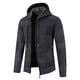 thumbnail image 3 of Chaquetas para hombres Abrigos Abrigos Moda Otoño e invierno Cuello alto Suéter Chaqueta de lana informal Odeerbi ODB-5, 3 of 4