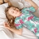 thumbnail image 5 of Balery Flamingo Conjunto de Pijama Infantil de Manga Corta con Estampado – Ropa de Dormir de Algodón Suave-XX-Large, 5 of 6
