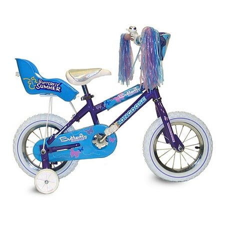 12" Girls' Mongoose Butterfly Summer Bike