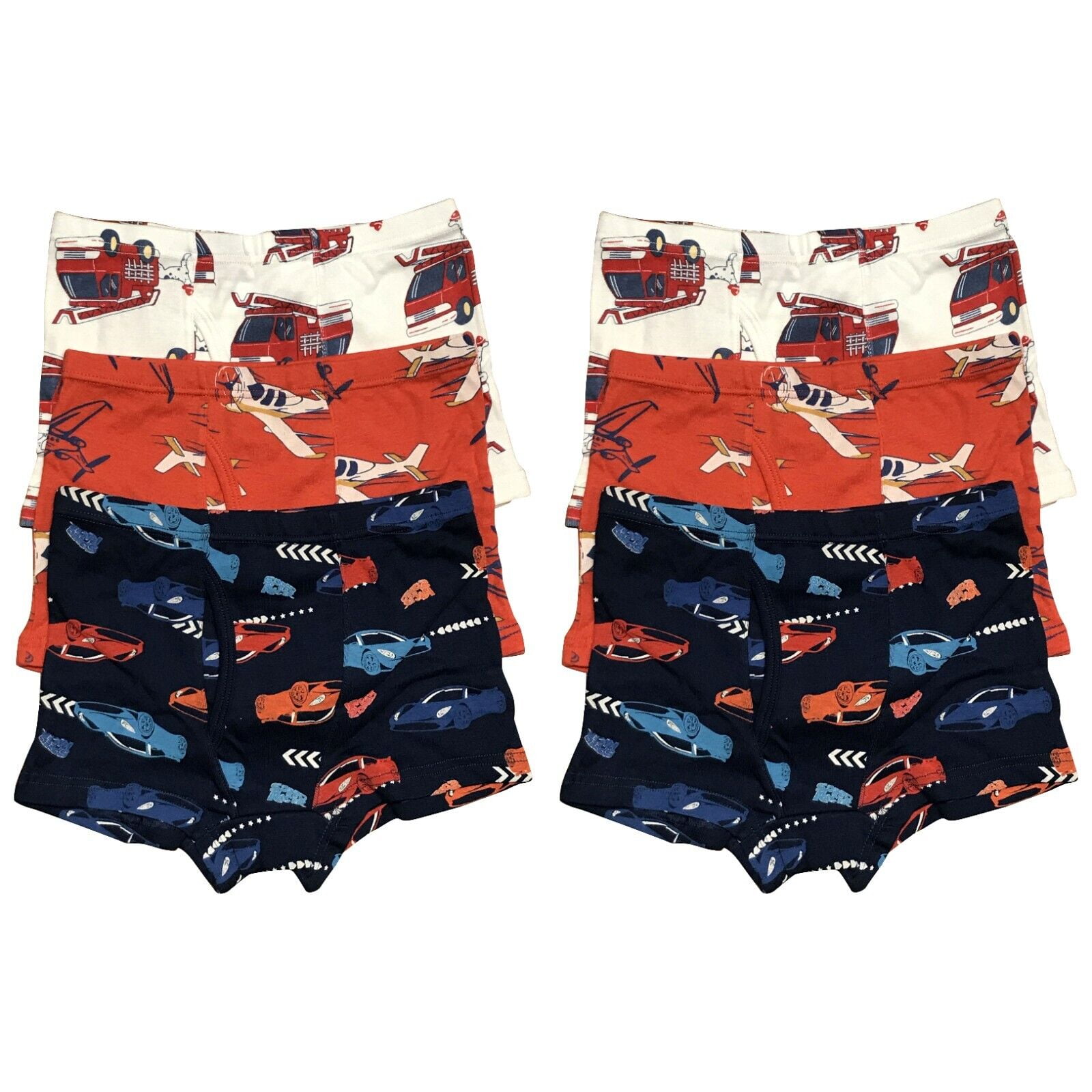 6 PK Toddler Kids Little Boys 100 Cotton Underwear Boxer Briefs 4T 5T