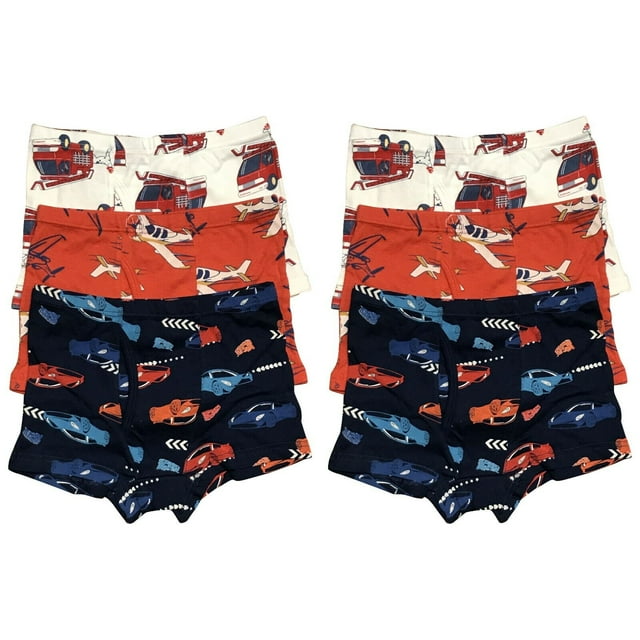 6 PK Toddler Kids Little Boys 100 Cotton Underwear Boxer Briefs 4T 5T