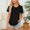 Black, variant on Shirts For Women Sevevn Womens Fashion Summer Casual Solid Short Sleeve Blouse T-Shirt Lightweight Top