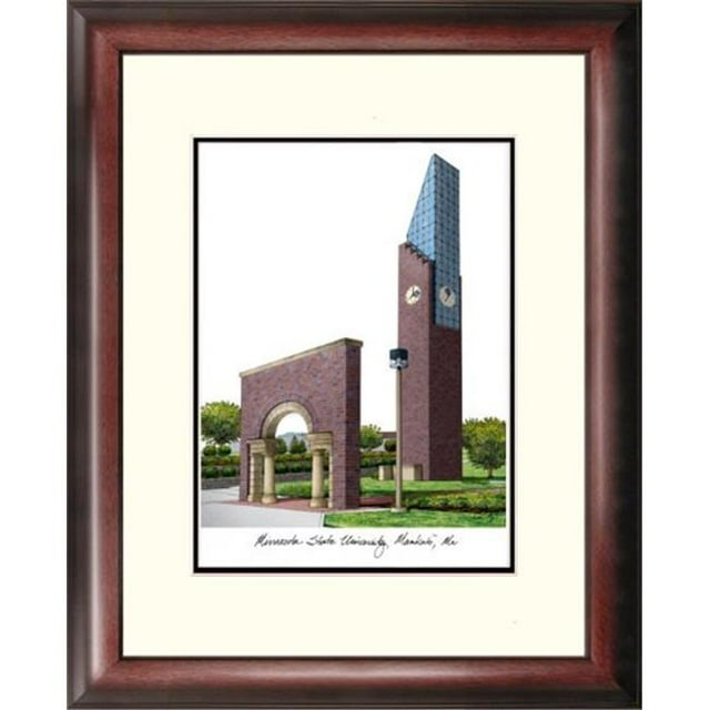 Campusimages MN997LR Minnesota State University Mankato Legacy Alumnus Framed Lithograph