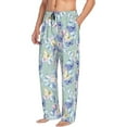 thumbnail image 2 of Balery Colorful Butterfly print Men's Pajama Pants,Ultra Lightweight Pjs,Lounge Pant-Large, 2 of 9