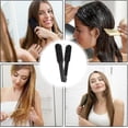 thumbnail image 3 of Boar Bristle Hair Brush for Women V Shape Salon Teasing Comb Frizz Styling and Smooth Finish, 3 of 4