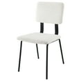thumbnail image 5 of Calla Fabric Upholstered Dining Side Chair White (Set of 2), 5 of 13