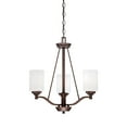 thumbnail image 2 of 3153-SN Millennium Lighting Durham - 3 Light Chandelier-23 Inches Tall and 20.5 Inches Wide-Satin Nickel Finish    -Traditional Installation, 2 of 2
