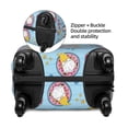 thumbnail image 2 of Yiaed Gnome On A Watermelon Mattress In The Pool Print Travel Luggage Cover Suitcase Protector Fits 18-32 Inch Luggage Wheel Covers Patterned Elastic Luggage Anti-scratch（No luggage）-Small, 2 of 5