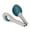 Blue, variant on BOKYAN Large Arc Dog Poop Picker with Zigzag Notches, Ergonomic Handle, Hanging Buckle & Easy Flushing – Portable Blue