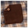 thumbnail image 6 of LYMAYTER Toddler Boys Girls Plaid Print Long Sleeve Lapel Shirts Button Down Comfortable Daily Wear 2-7Y, 6 of 8
