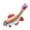 Red, variant on Aellinatey Rainbow Colored Fish Tail Hair Clip PVC Hair Barrette Hairpin For Most Ages