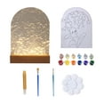 thumbnail image 1 of Luz de noche Lámpara romántica Lámpara de mesa Pintura Luz de noche creativa Lámpara de noche Luz para fiesta en casa Decoración de sala, 1 of 8