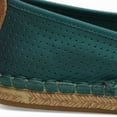 thumbnail image 3 of TOMS Women Petra Water Shoe Emerald Matte Iridescent Jute Wrapped Loafer, 3 of 4