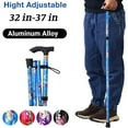 thumbnail image 4 of Riklu Walking Cane, Folding Cane for Men & Women, Portable Lightweight, 5-Level Adjustable Height, Collapsible Cane for Seniors Balancing Mobility Aid, 4 of 5