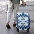 thumbnail image 3 of Blue White Tie Dye Mandala Pattern Luggage Cover Fashion Suitcase Cover Baggage Covers Fit 25-28 Inch Luggage (Go Travel), 3 of 5