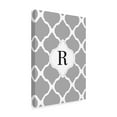 thumbnail image 2 of Trademark Fine Art 'R Gray Monogram' Canvas Art by Art Licensing Studio, 2 of 3
