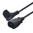 thumbnail image 2 of Cable de extensión Pdu, IEC 320 C14 a C13 10A 250V 2500W 0.1M Cable de fuente de alimentación, para monitor HDTV Escáner Computadora shamjiam Cable de energía, 2 of 9