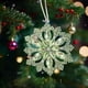 thumbnail image 1 of Christmas Snowflake Pendant And Rhinestone Metal Christmas Tree Ornament, 1 of 6