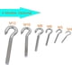 thumbnail image 4 of Gancho de acero inoxidable 304 CHAO M10 5 piezas, 4 of 5