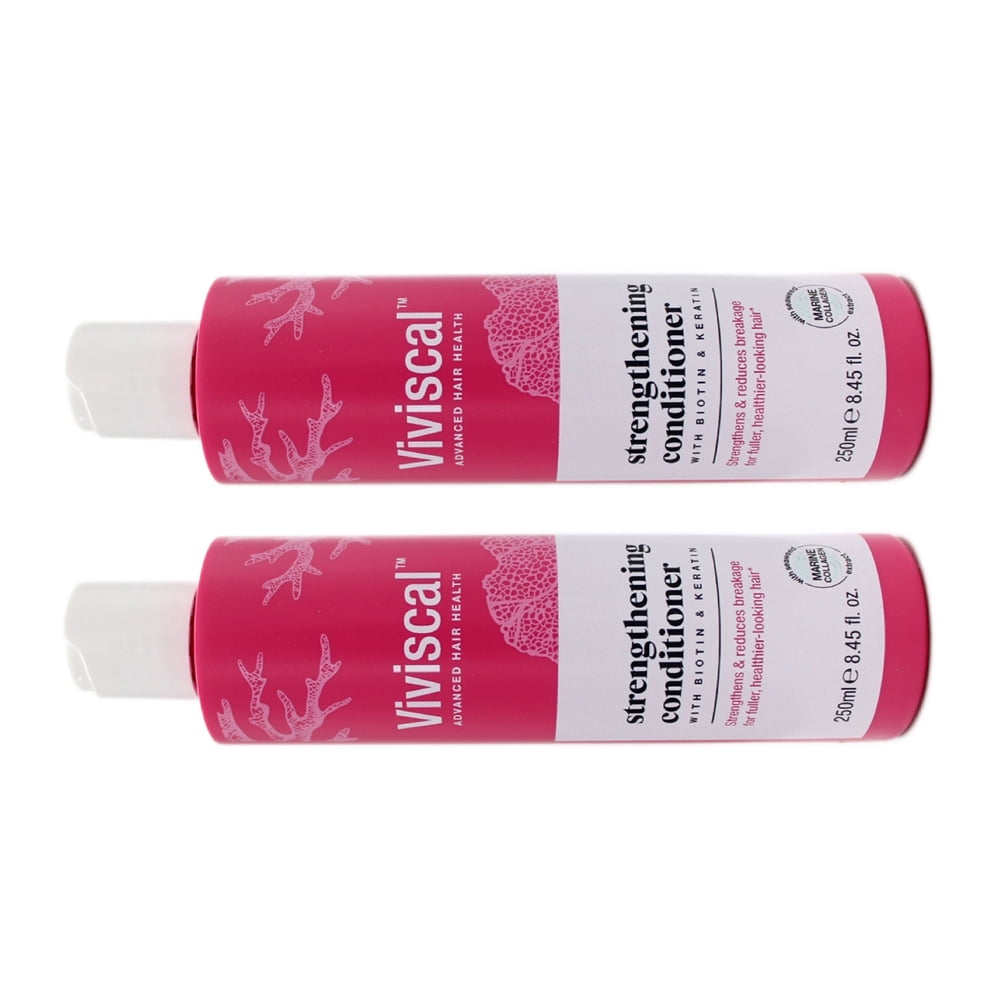 Viviscal Advance Hair Health Strengthening Conditioner with Biotin & Keratin 8.45 oz (Pack of 2)