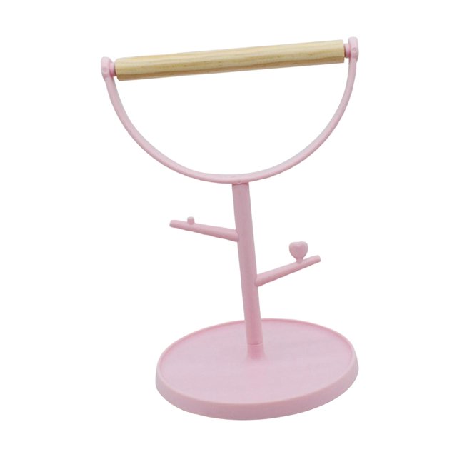 GROWTH TANK Perroquet en Bois Oiseau Formation Stand Exercice Cage Perche Table Portable
