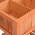 thumbnail image 5 of vidaXL Herb Planter 31.5"x23.6"x31.5" Solid Firwood, 5 of 6