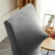 thumbnail image 5 of Juego de 4 fundas para sillas de comedor de terciopelo, modernas, elásticas, extraíbles y lavables, con protectores decorativos., 5 of 5