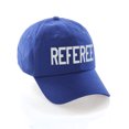 thumbnail image 2 of Classic Referee Hat Premium Cotton Low Profile Unstructured Adjustable Strapback Royal White, 2 of 3