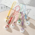 thumbnail image 2 of ZPAQI Lucky Cat Hanging Pendant Elegant Phone Charm With Peace Bells For Serenity, 2 of 17