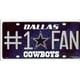 Plaque d'Immatriculation des Cowboys de Dallas - 1 Fan – image 2 sur 2