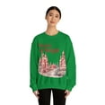 thumbnail image 4 of Merry Bright Christmas House Gift Unisex Heavy Blend™ Crewneck Sweatshirt, 4 of 7