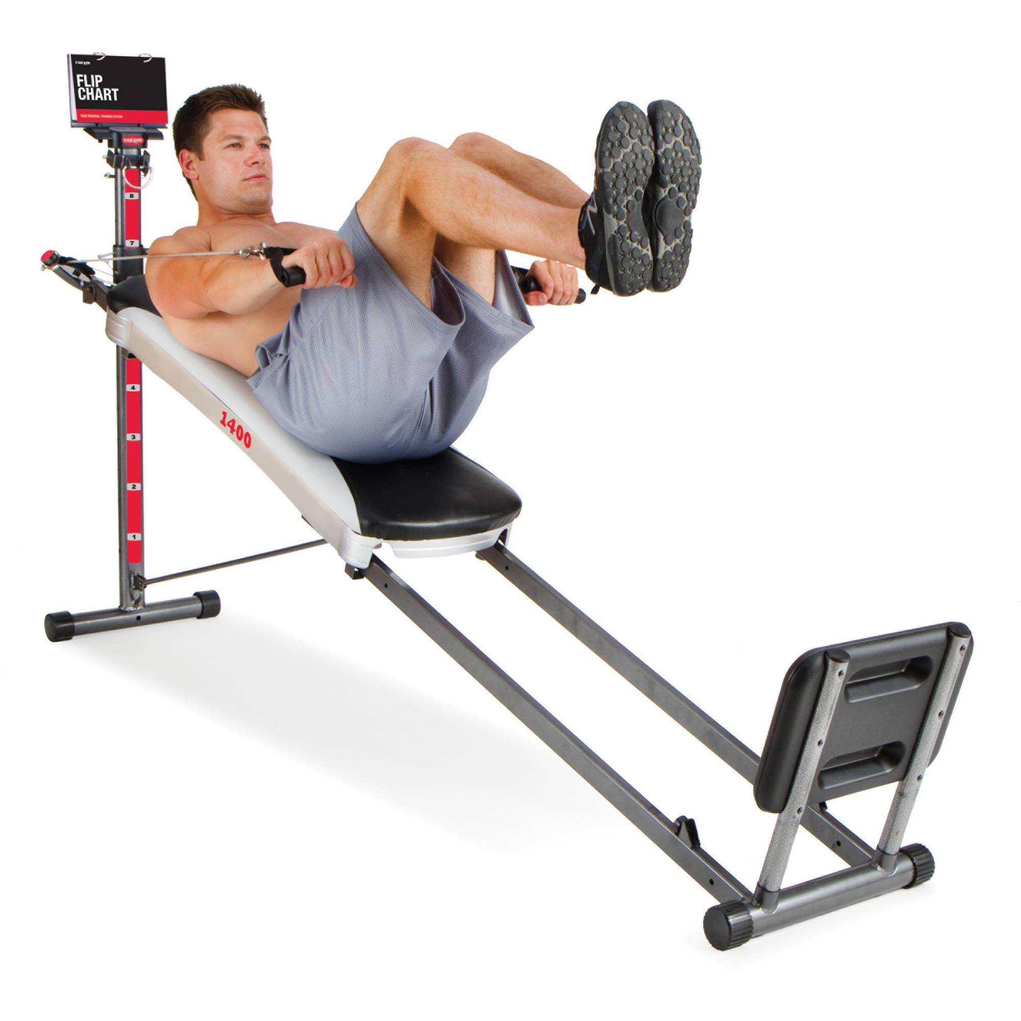 Total Gym 1400 Deluxe Home Fitness Exercise Machine Equipment with Workout DVD - image 10 of 15