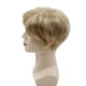 thumbnail image 3 of Peluca corta para cosplay, rubia, para hombre, con flequillo lateral, color Natu, 3 of 3